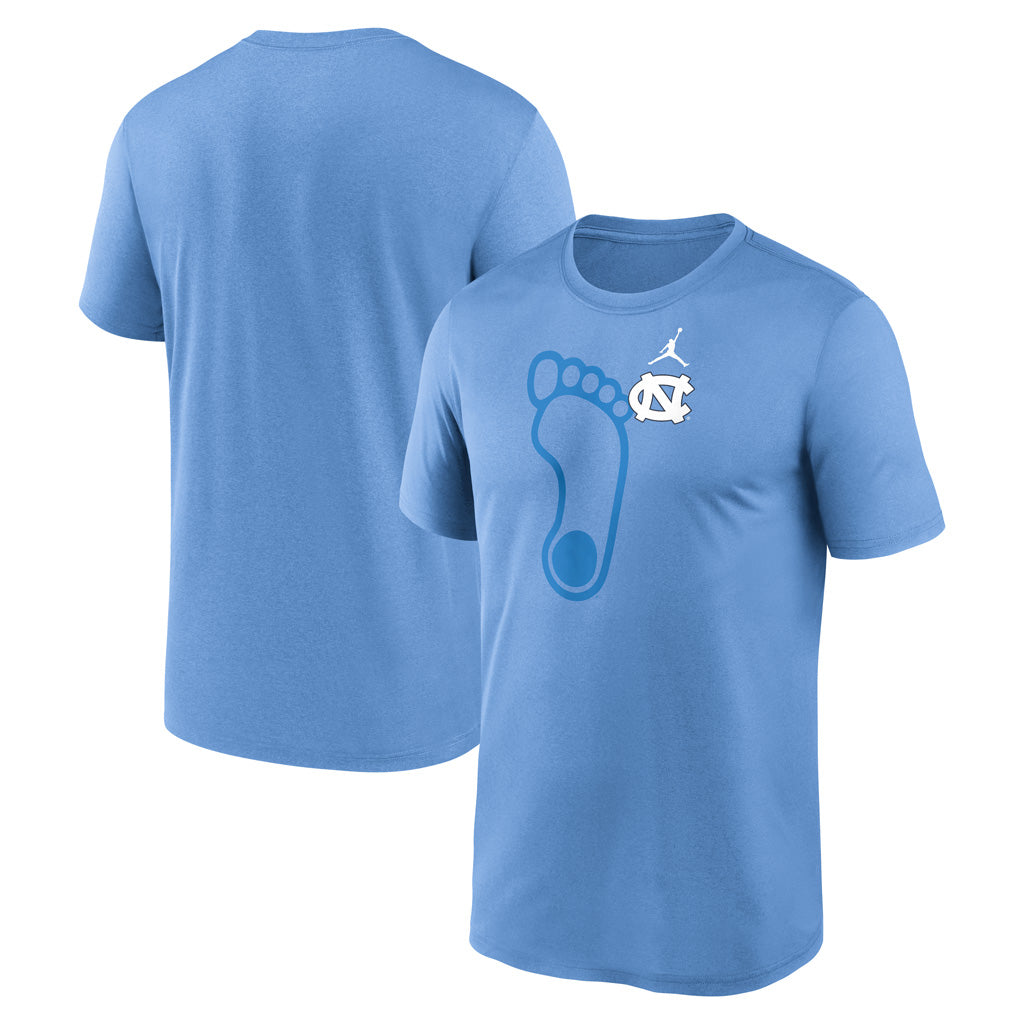 NCAA North Carolina Tar Heels Nike Shadow Logo Legend T-Shirt - Blue