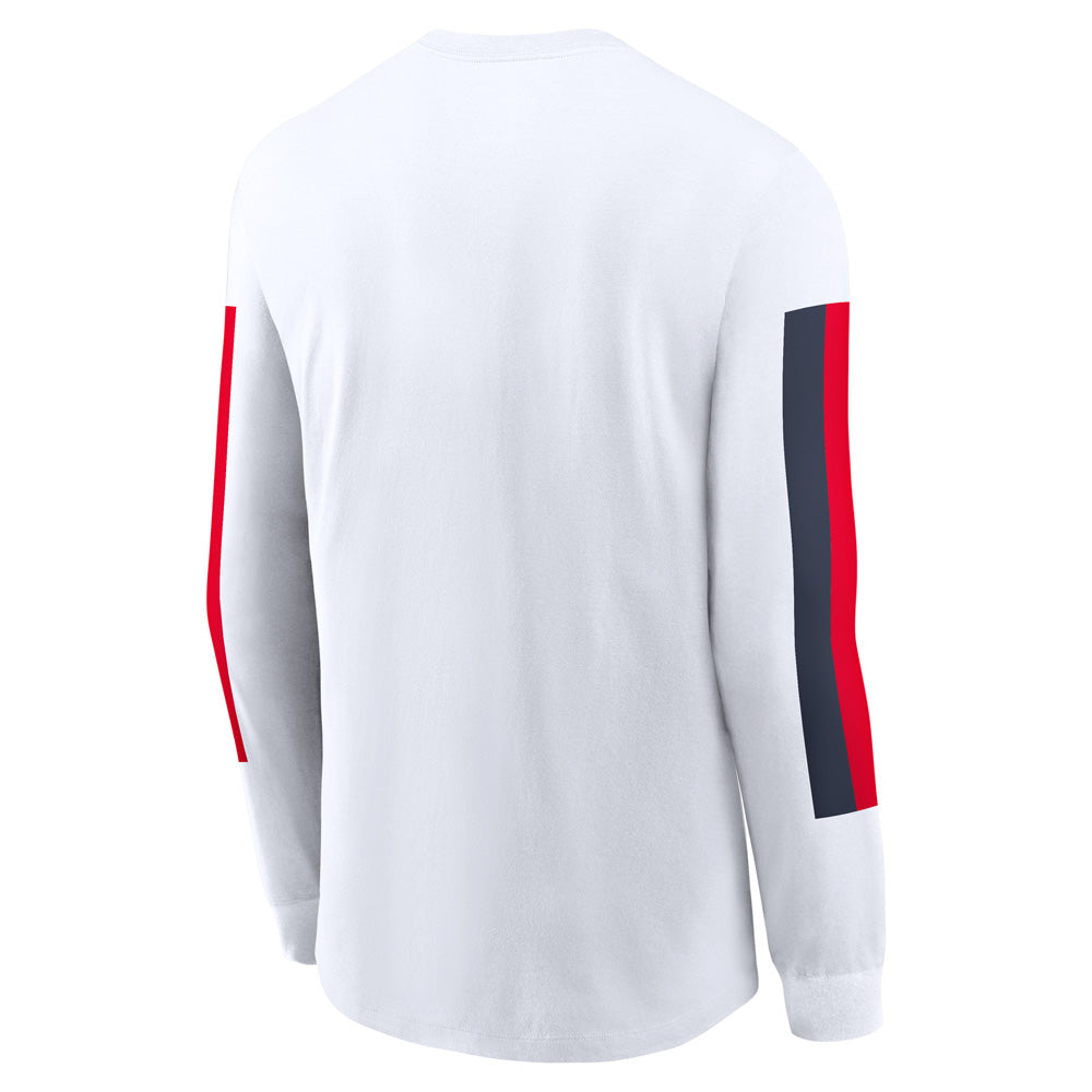 NCAA Arizona Wildcats Nike 2-Hit Cats Cotton Long Sleeve T-Shirt - White