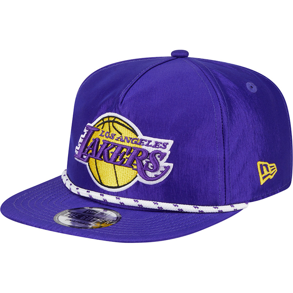 NBA Los Angeles Lakers New Era Team Rope Golfer 9FIFTY Hat - Purple