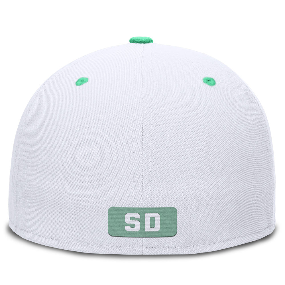 MLB San Diego Padres Nike City Connect True Structured Fitted Hat - White