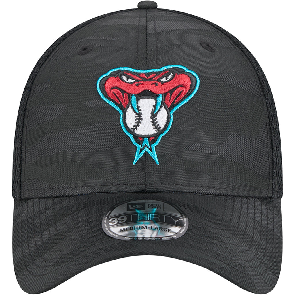 MLB Arizona Diamondbacks New Era Black Camo 39THIRTY Flex Fit Hat - Black
