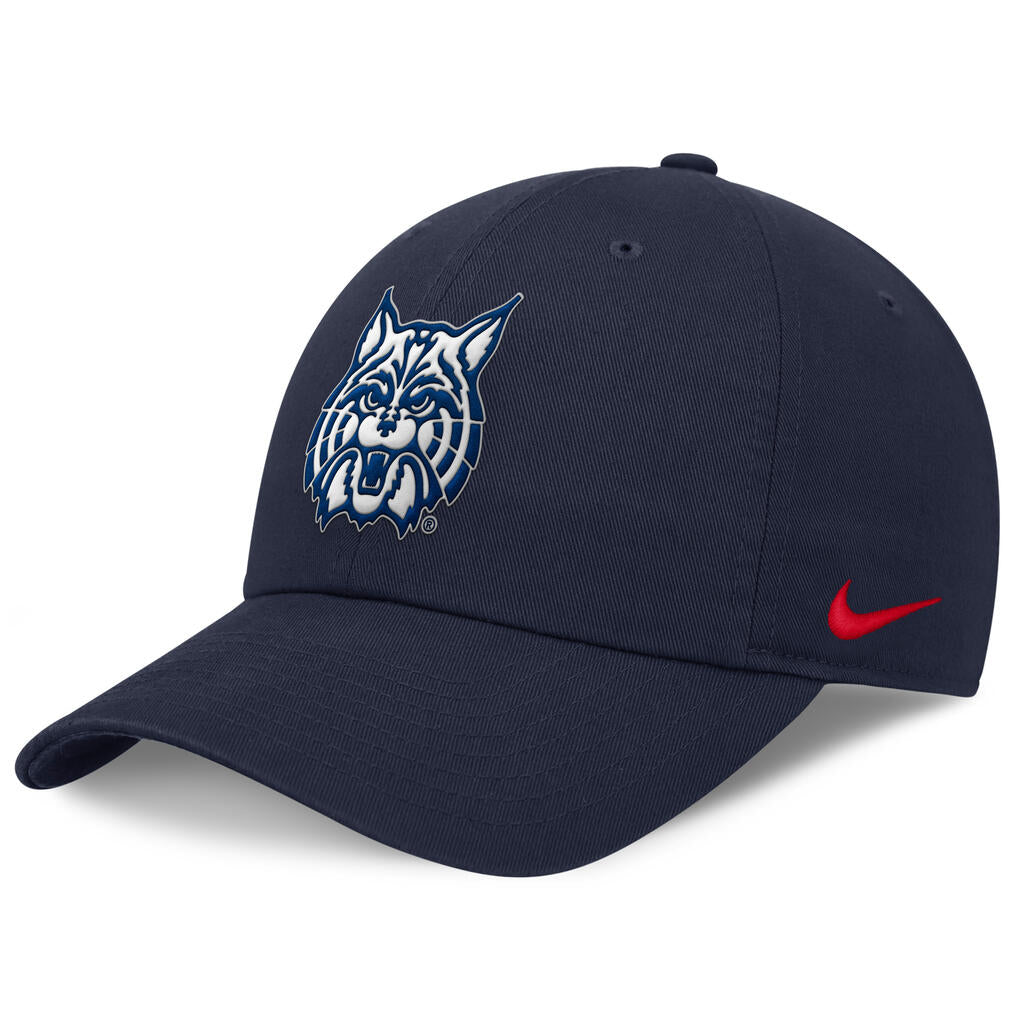NCAA Arizona Wildcats Nike Mascot Logo Slouch Adjustable Hat - Navy