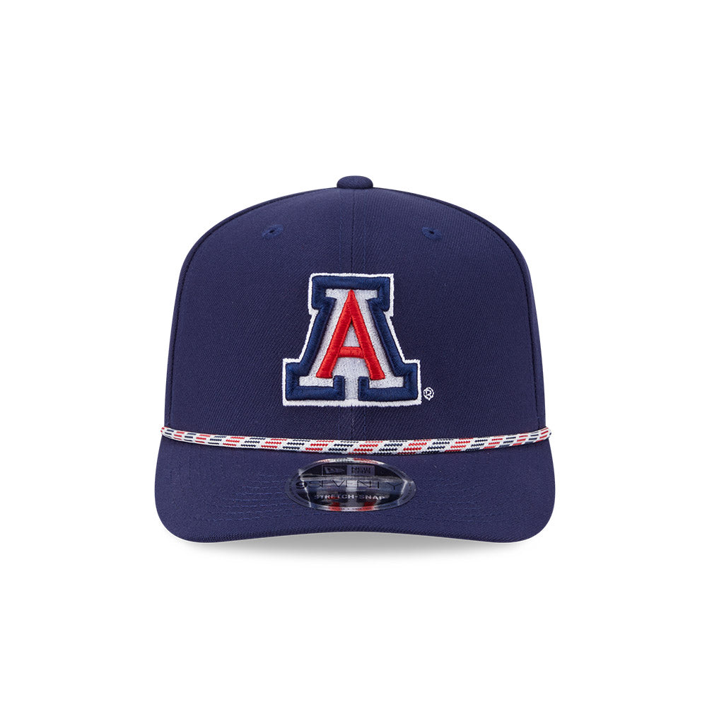 NCAA Arizona Wildcats New Era Multicolor Rope 9SEVENTY Stretch-Snapback Hat - Navy