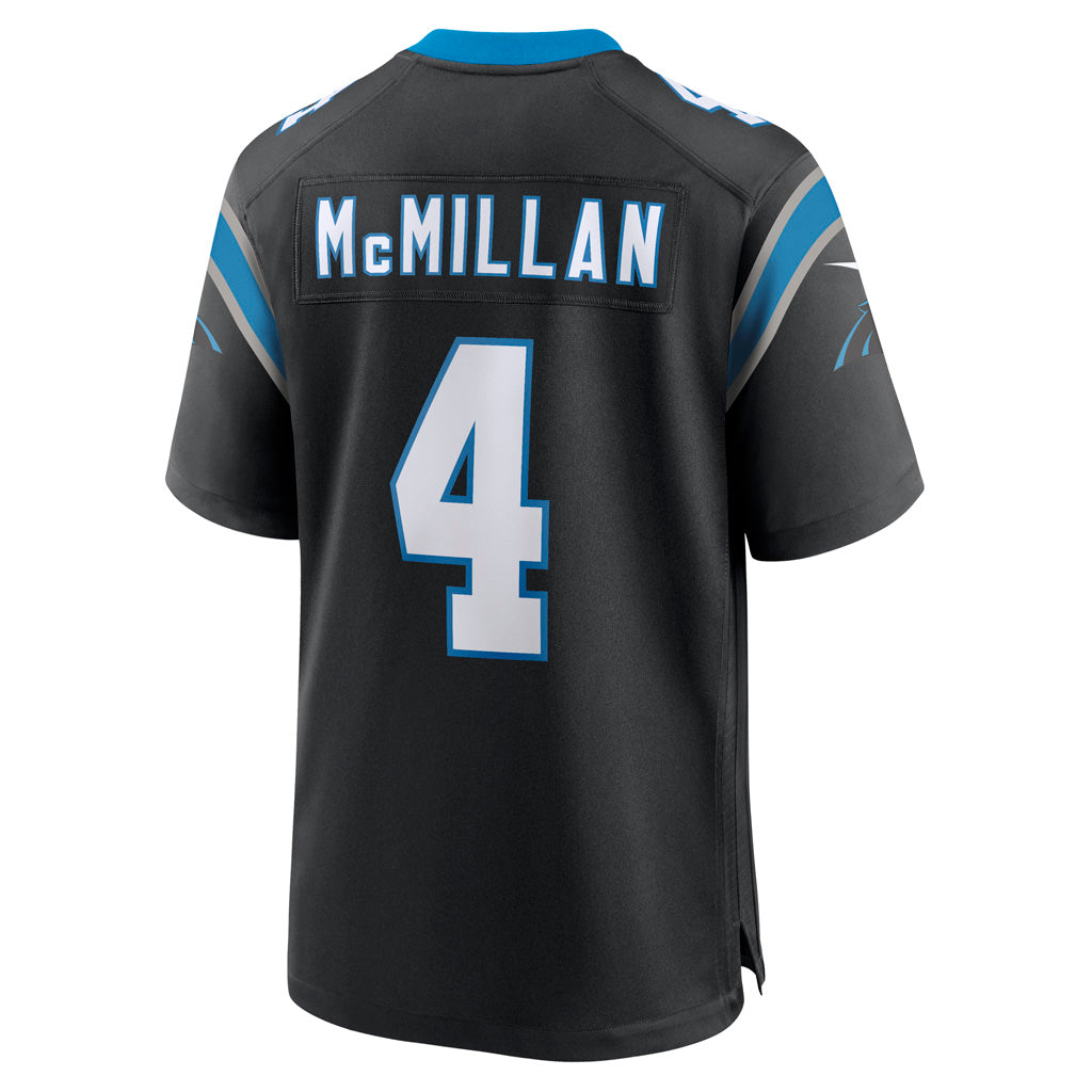 NFL Carolina Panthers Tetairoa McMillan Nike Home Game Jersey - Black