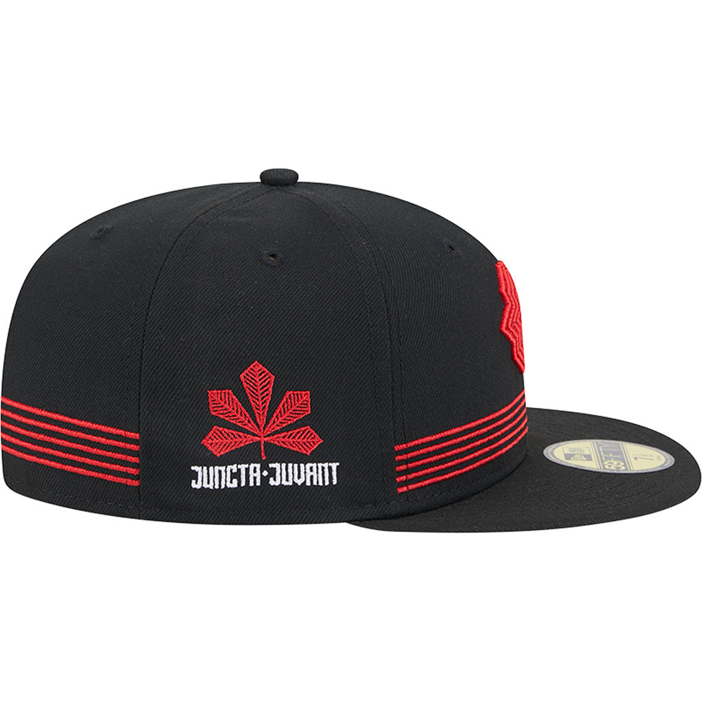 MLB Cincinnati Reds New Era City Connect Alternate 59FIFTY Fitted Hat - Black