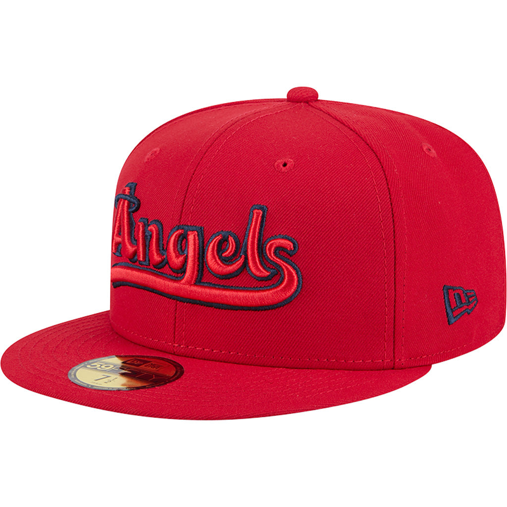 MLB Los Angeles Angels New Era City Connect Fan Pack 59FIFTY Fitted Hat - Red