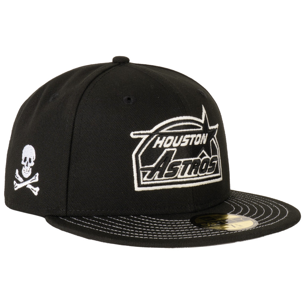 MLB Houston Astros New Era Jolly Roger 59FIFTY Fitted Hat - Black