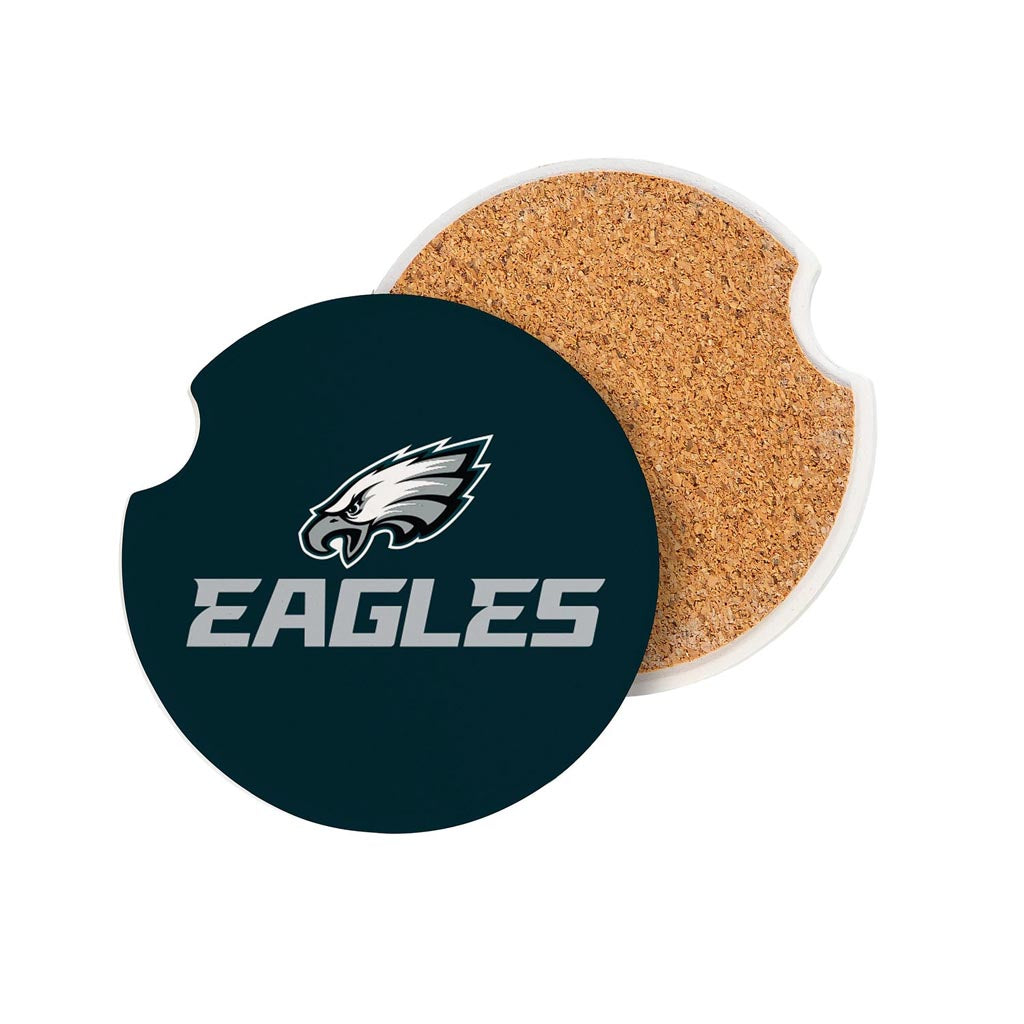 NFL Philadelphia Eagles Evergreen 2-Pack Car Coasters