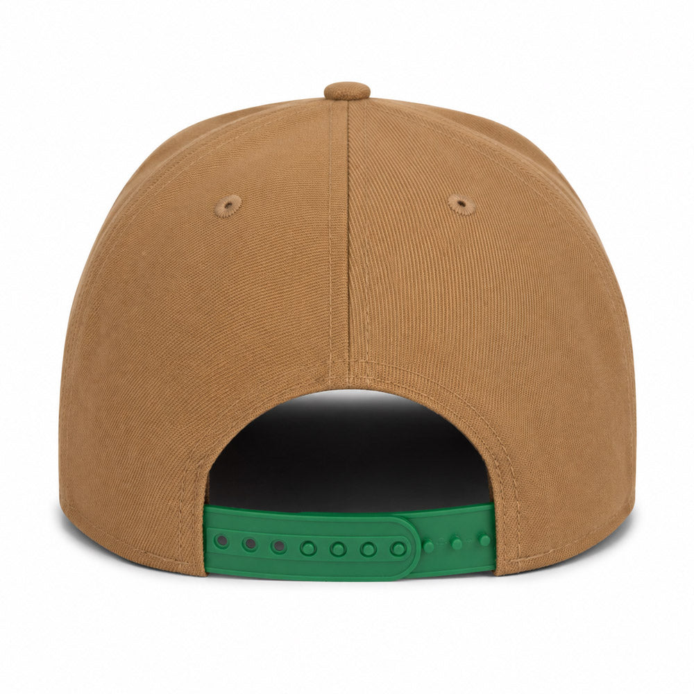 NFL Philadelphia Eagles New Era Throwback Khaki 9FIFTY A-Frame Snapback Hat - Khaki
