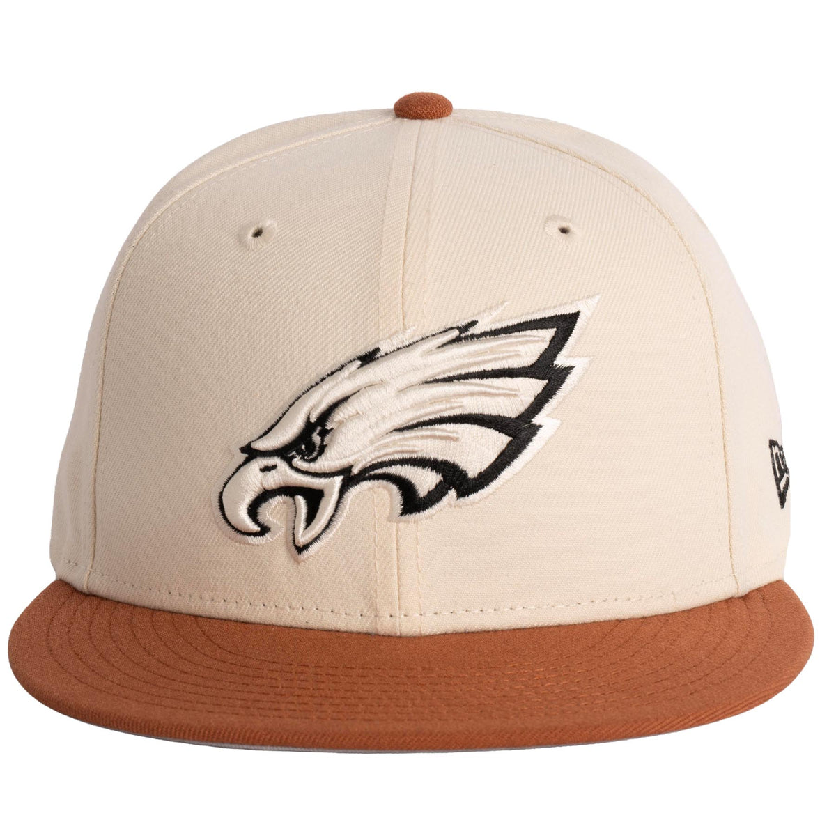 NFL Philadelphia Eagles New Era Fieldstone 9FIFTY Snapback Hat- Light Cream