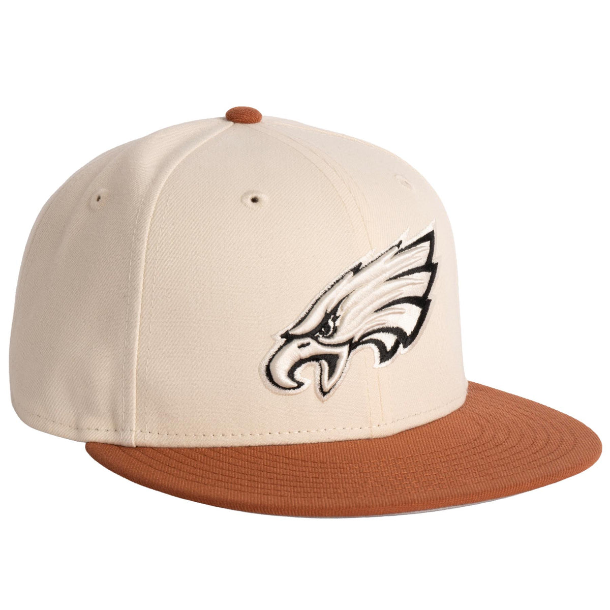 NFL Philadelphia Eagles New Era Fieldstone 9FIFTY Snapback Hat- Light Cream