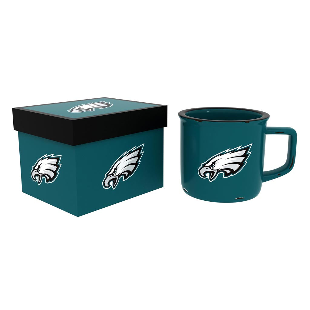 NFL Philadelphia Eagles Evergreen 14oz Ceramic Camp Cup - Green