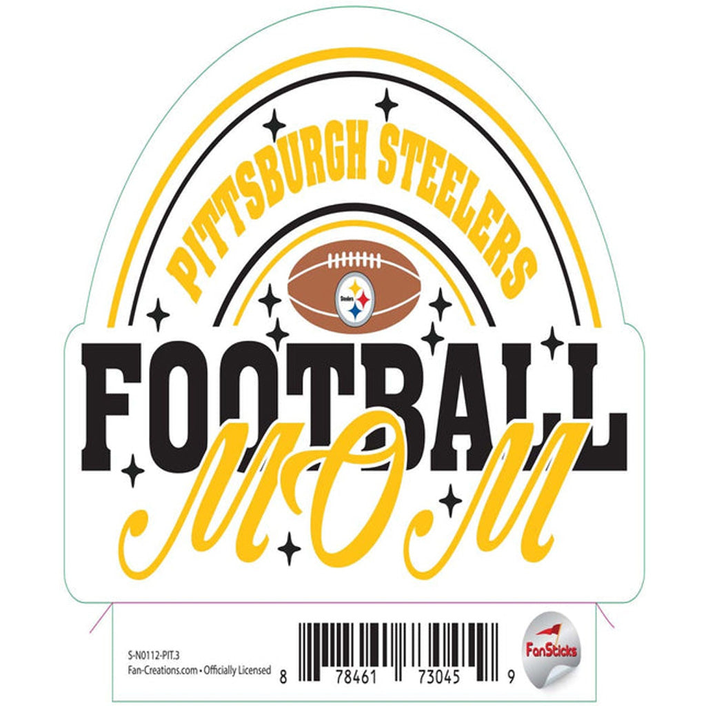 NFL Pittsburgh Steelers Fan Creations Mom Sticker