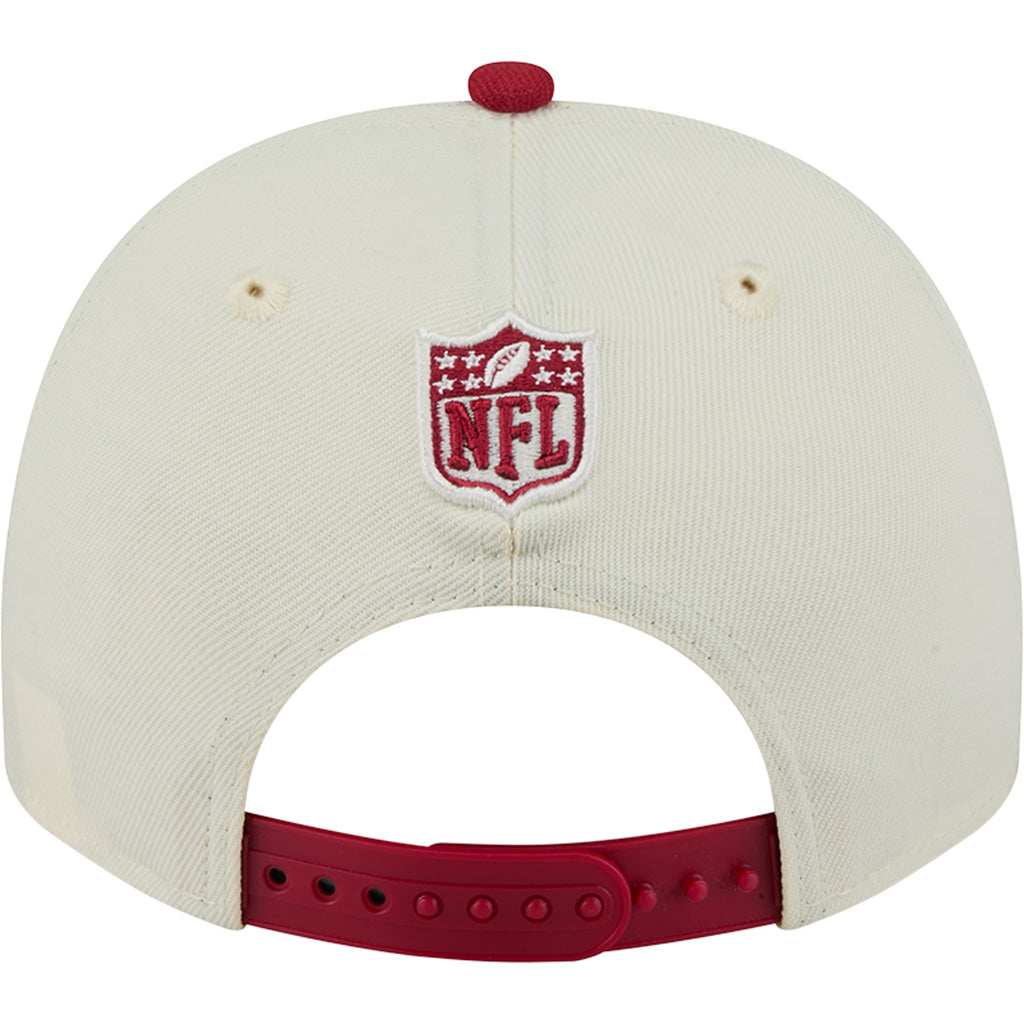 NFL Arizona Cardinals New Era 2025 Draft 9FIFTY A-Frame Hat - Chrome
