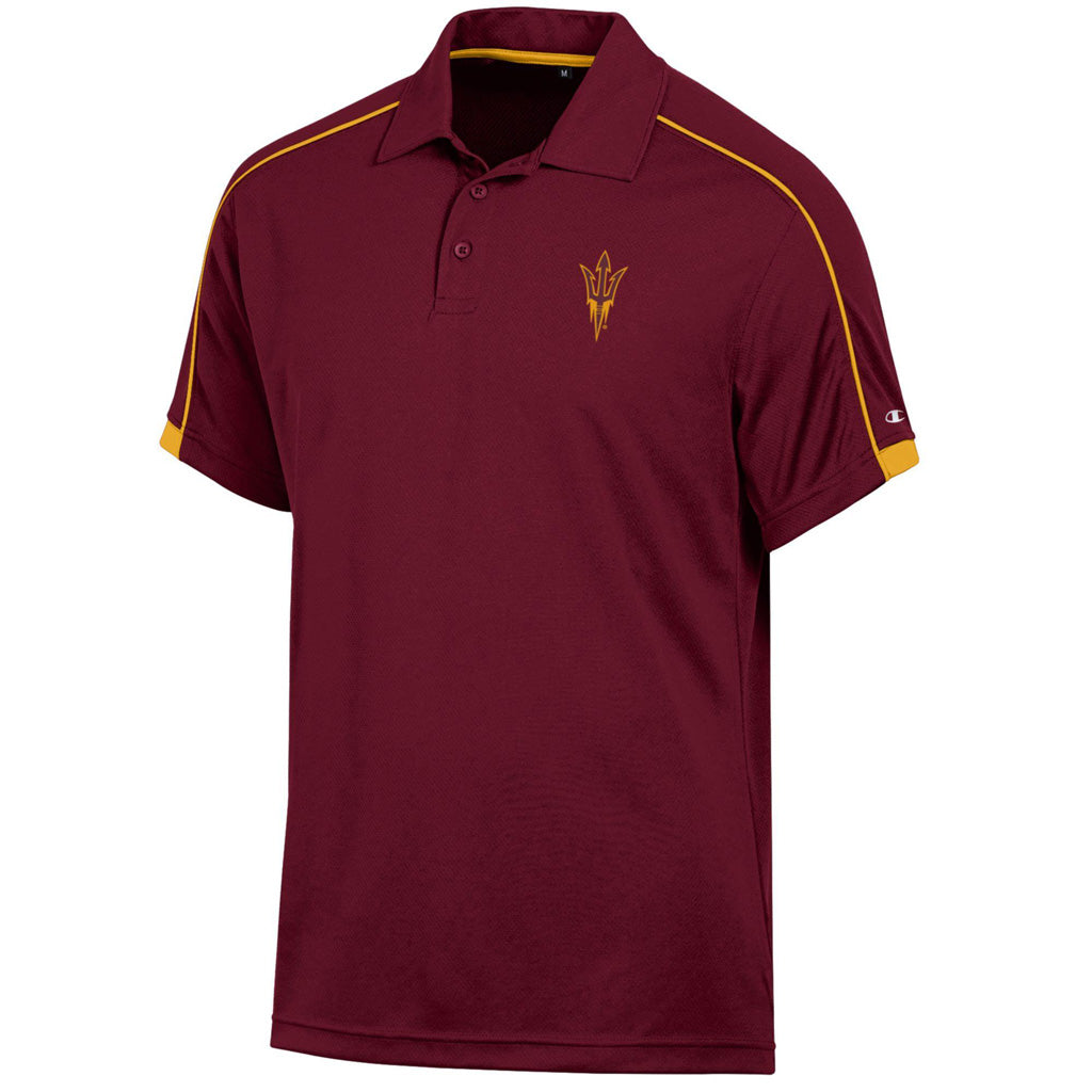 NCAA Arizona State Sun Devils Champion Diamond Polo - Maroon