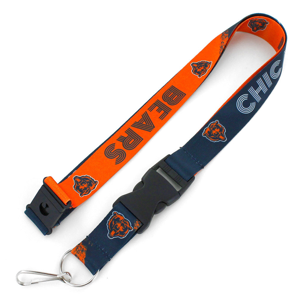 NFL Chicago Bears Aminco Crossfade Lanyard - Navy