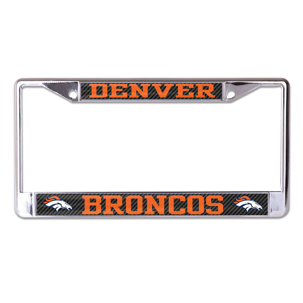 NFL Denver Broncos WinCraft Carbon License Plate Frame
