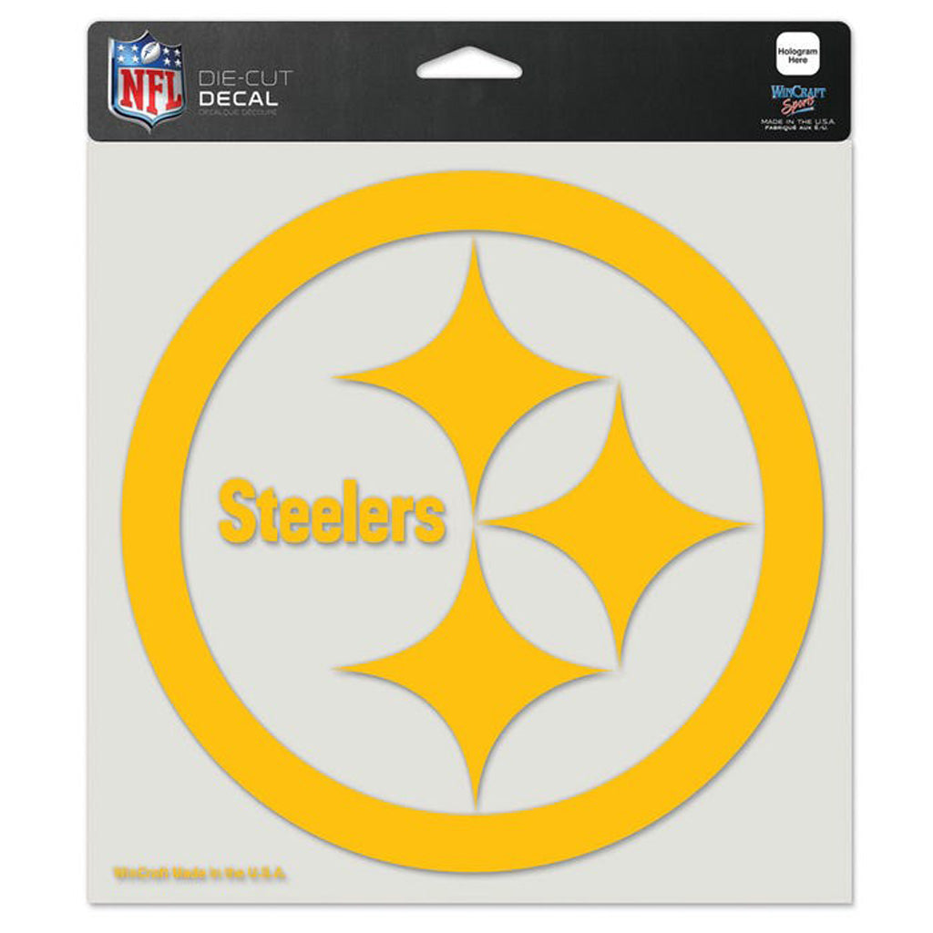 NFL Pittsburgh Steelers WinCraft 8" x 8" Gold Decal - Gold