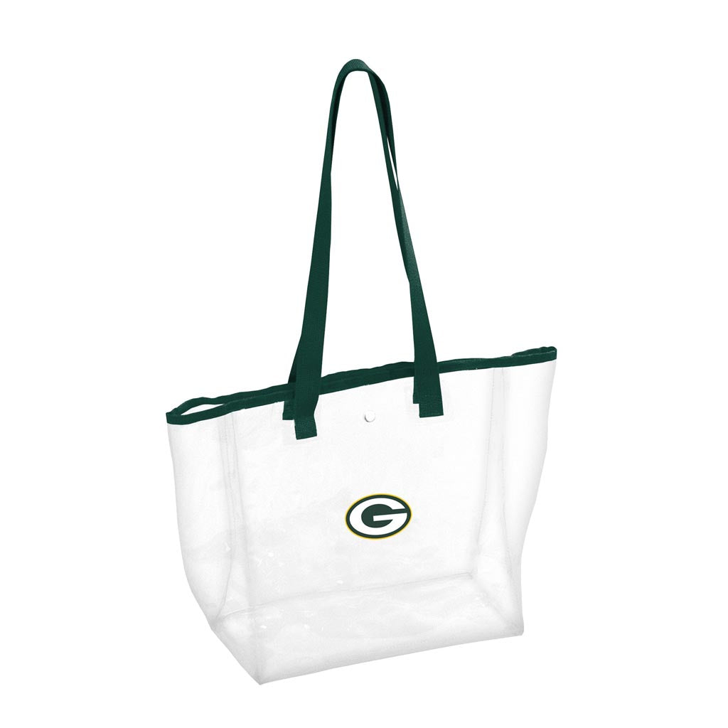 NFL Green Bay Packers Logo Brands Clear Stadium Tote Bag - Green