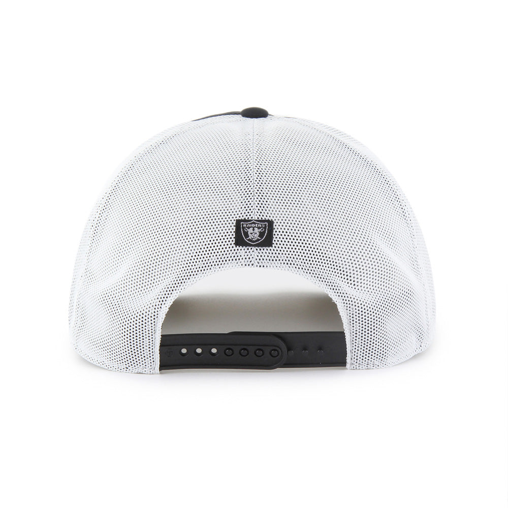 NFL Las Vegas Raiders &#39;47 Downburst Mesh Hitch Adjustable Hat - Black