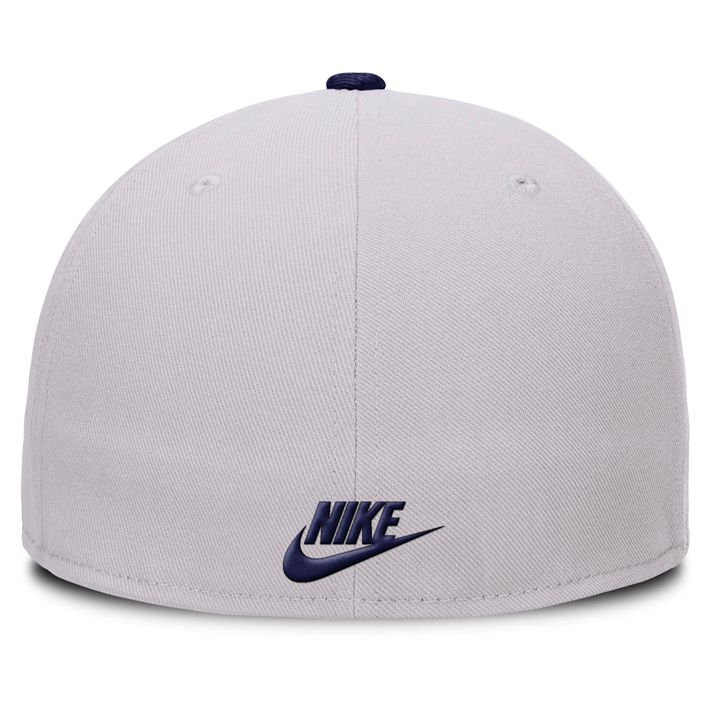 MLB Los Angeles Dodgers Nike Two-Tone Cooperstown Fitted Hat - Gray
