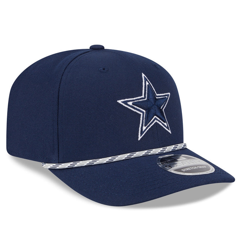 NFL Dallas Cowboys New Era Multicolor Rope 9SEVENTY Stretch-Snapback Hat - Navy