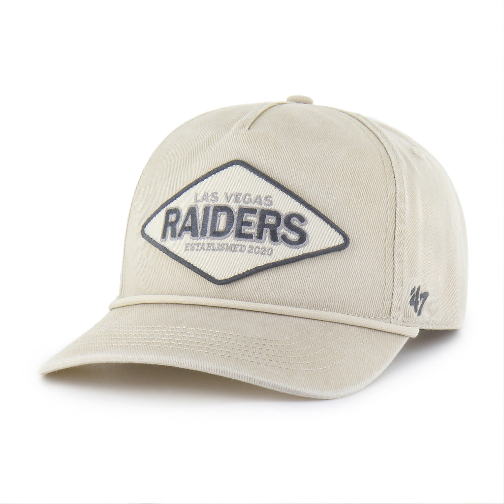 NFL Las Vegas Raiders '47 Cairn Hitch Snapback Hat - Tan