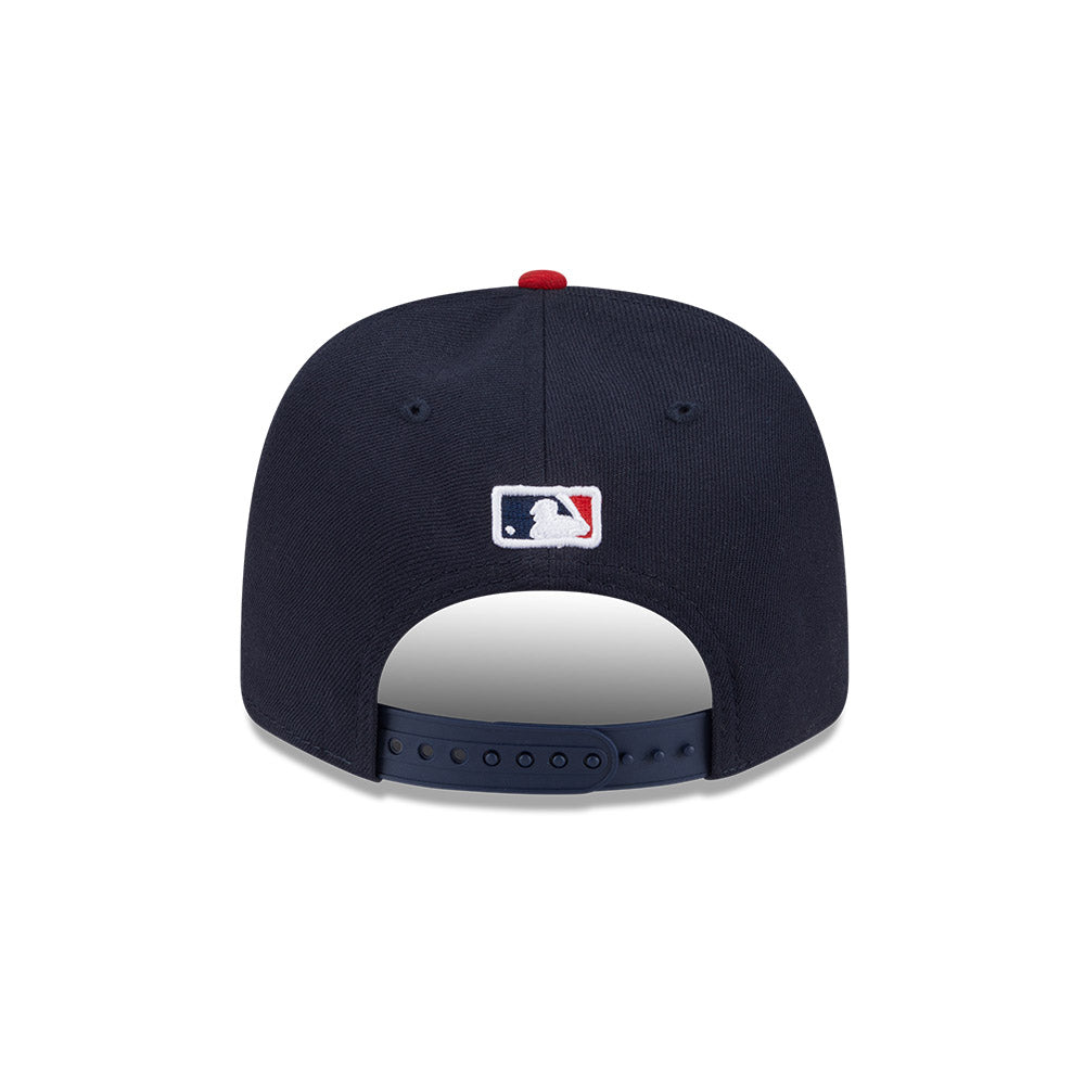 MLB Atlanta Braves New Era Player Replica 9SEVENTY Stretch-Snapback Hat - Navy