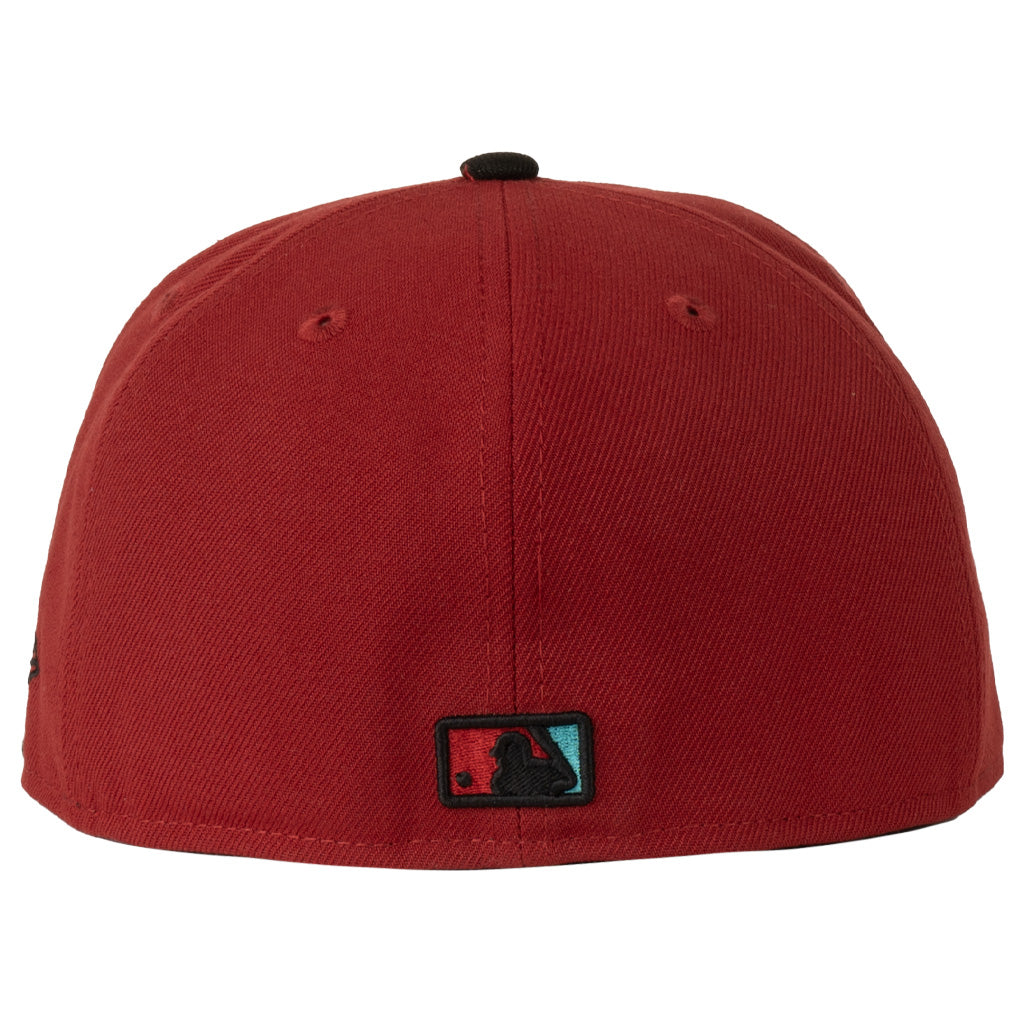 MLB Arizona Diamondbacks New Era Two-Tone Wordmark 59FIFTY Fitted Hat - Red