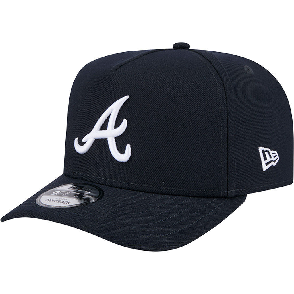 MLB Atlanta Braves New Era OTC 9FIFTY A-Frame Hat - Navy