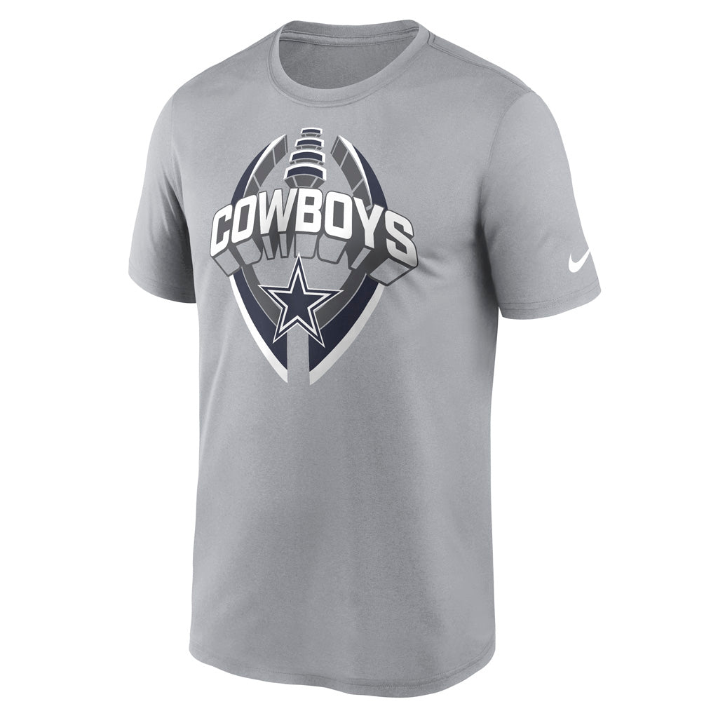 NFL Dallas Cowboys Nike 2025 Legend Icon T-Shirt - Gray
