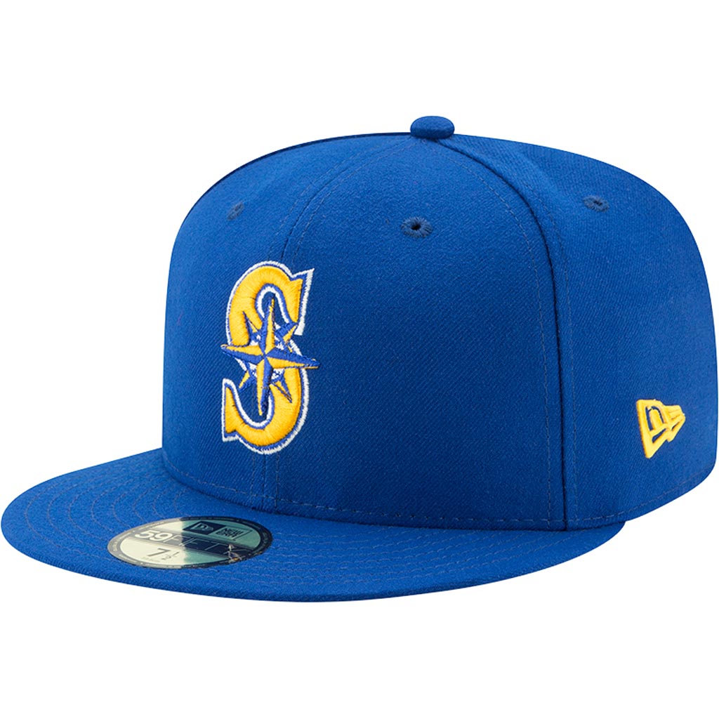MLB Seattle Mariners New Era Authentic Collection Alternate On-Field 59FIFTY Fitted Hat - Blue