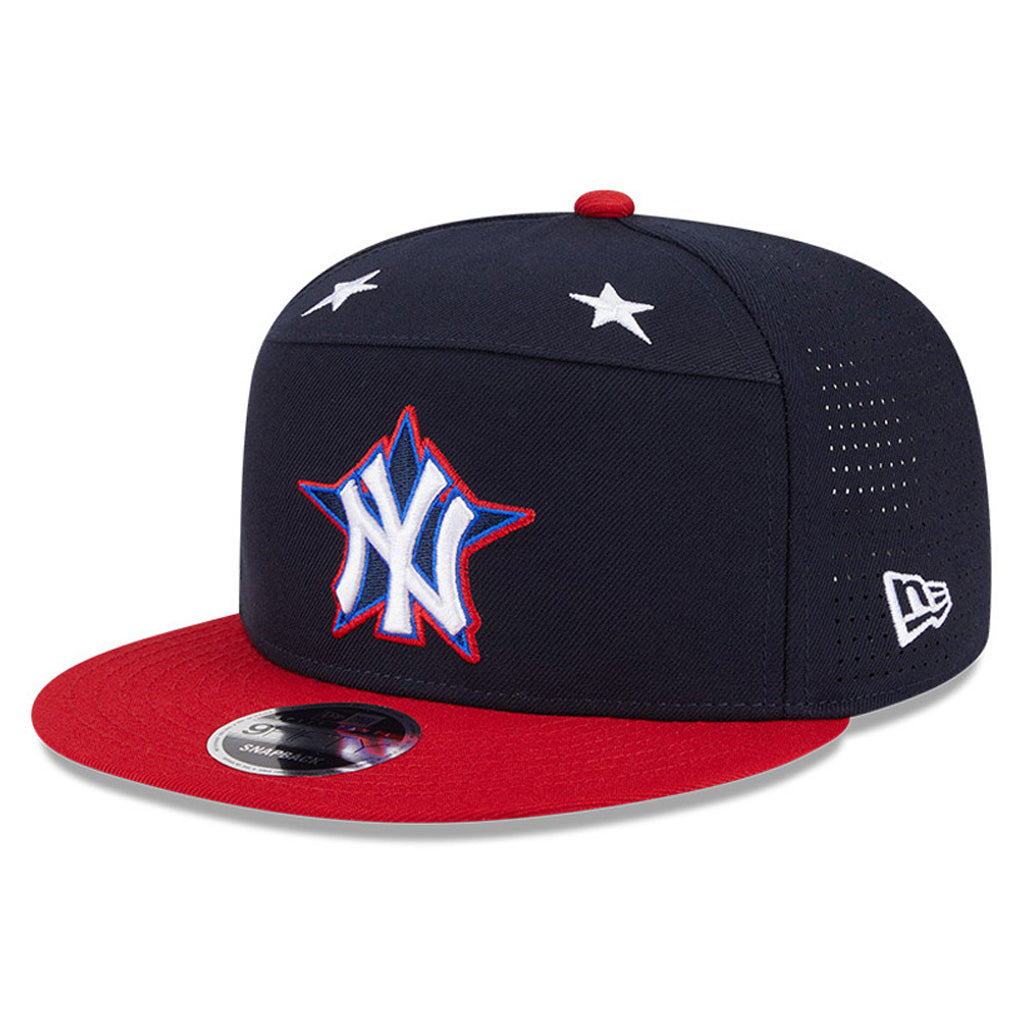 MLB New York Yankees New Era 2025 All Star Game Workout 9FIFTY Split Panel Snapback Hat - Navy