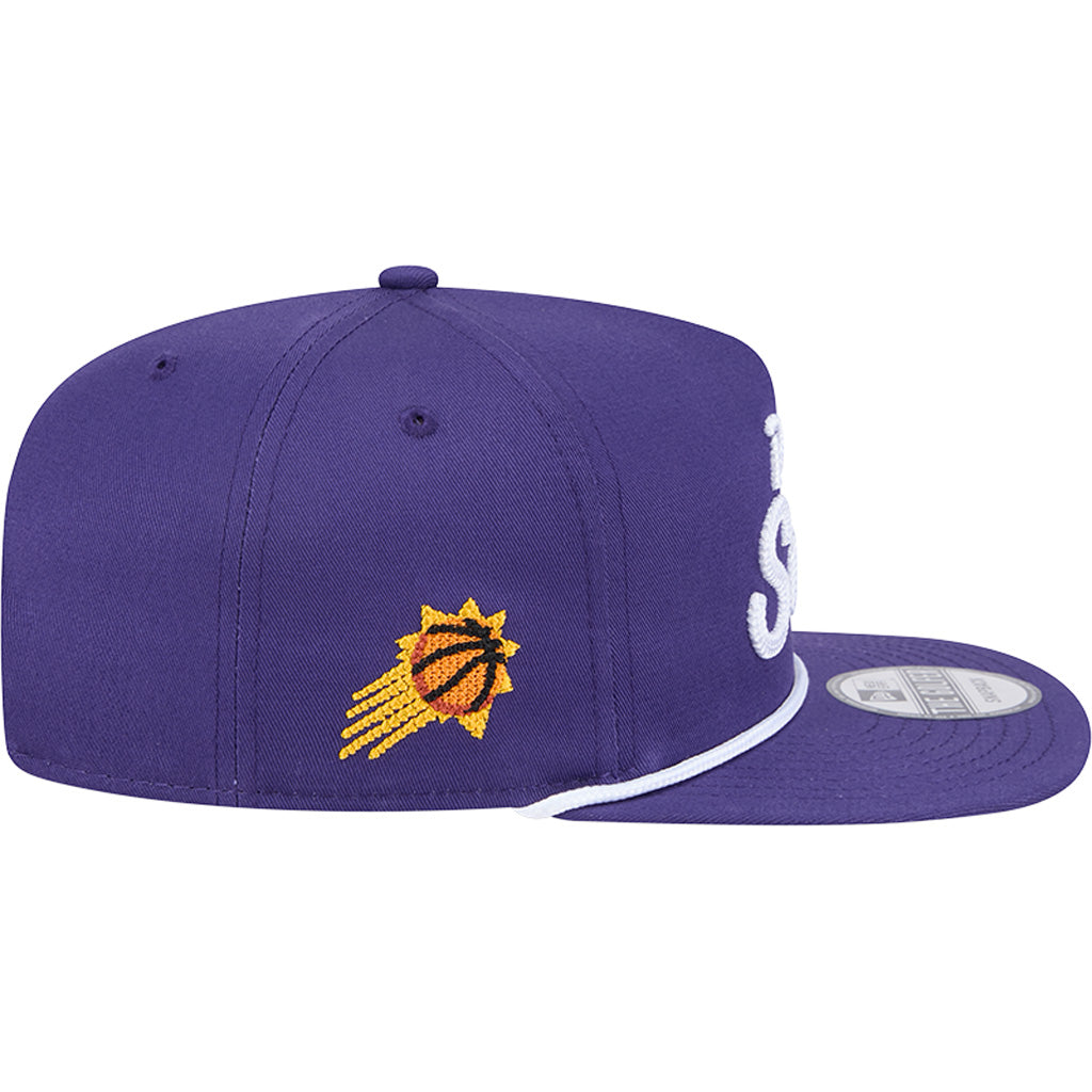 NBA Phoenix Suns New Era Team Text Golfer Snapback Hat - Purple
