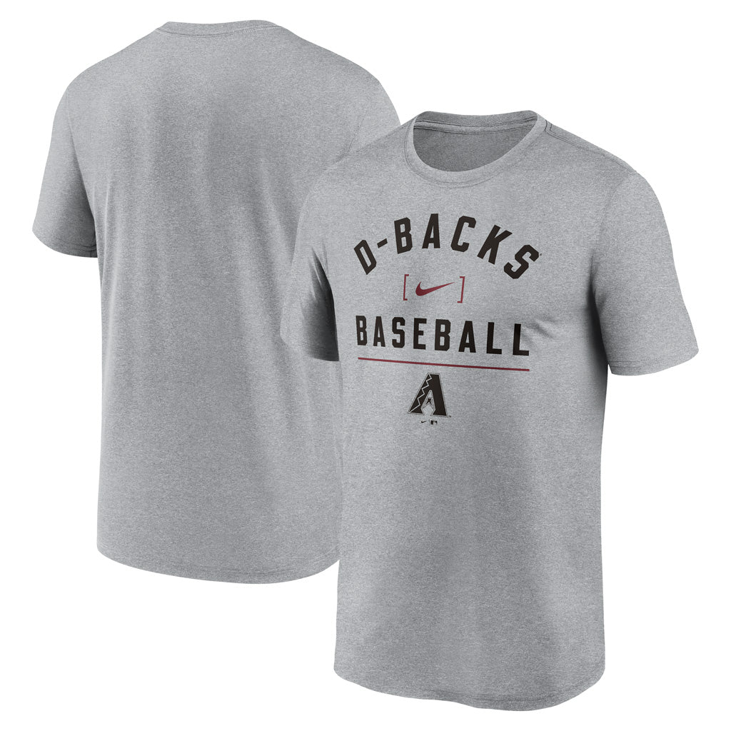 MLB Arizona Diamondbacks Nike Bracketed Legend T-Shirt - Gray