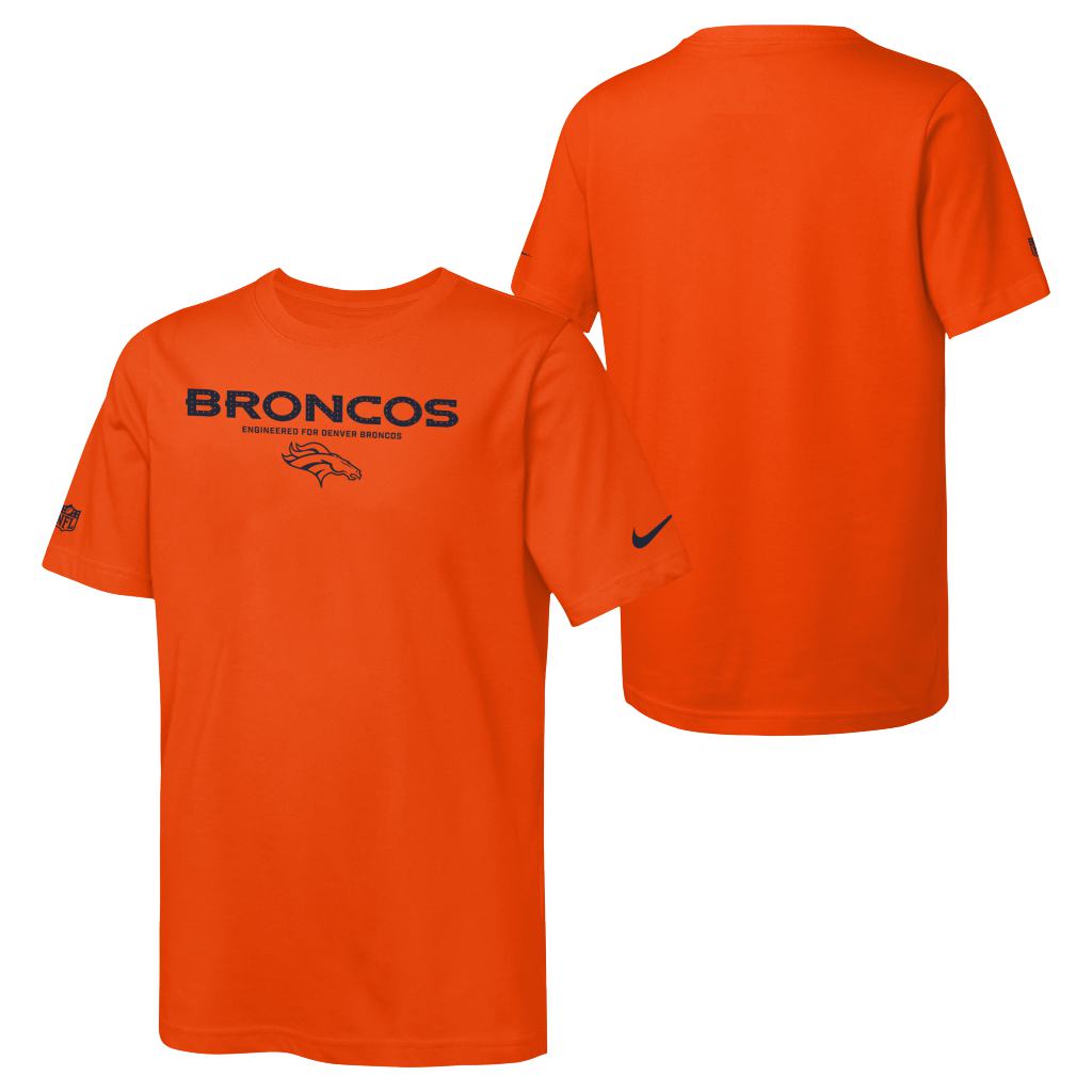 NFL Denver Broncos Youth Nike Team Issue T-Shirt - Orange