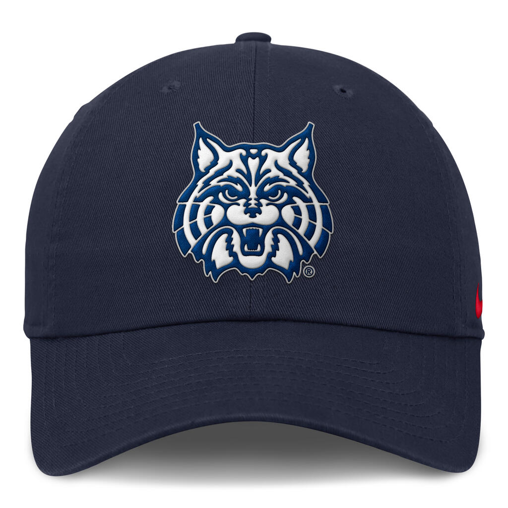 NCAA Arizona Wildcats Nike Mascot Logo Slouch Adjustable Hat - Navy