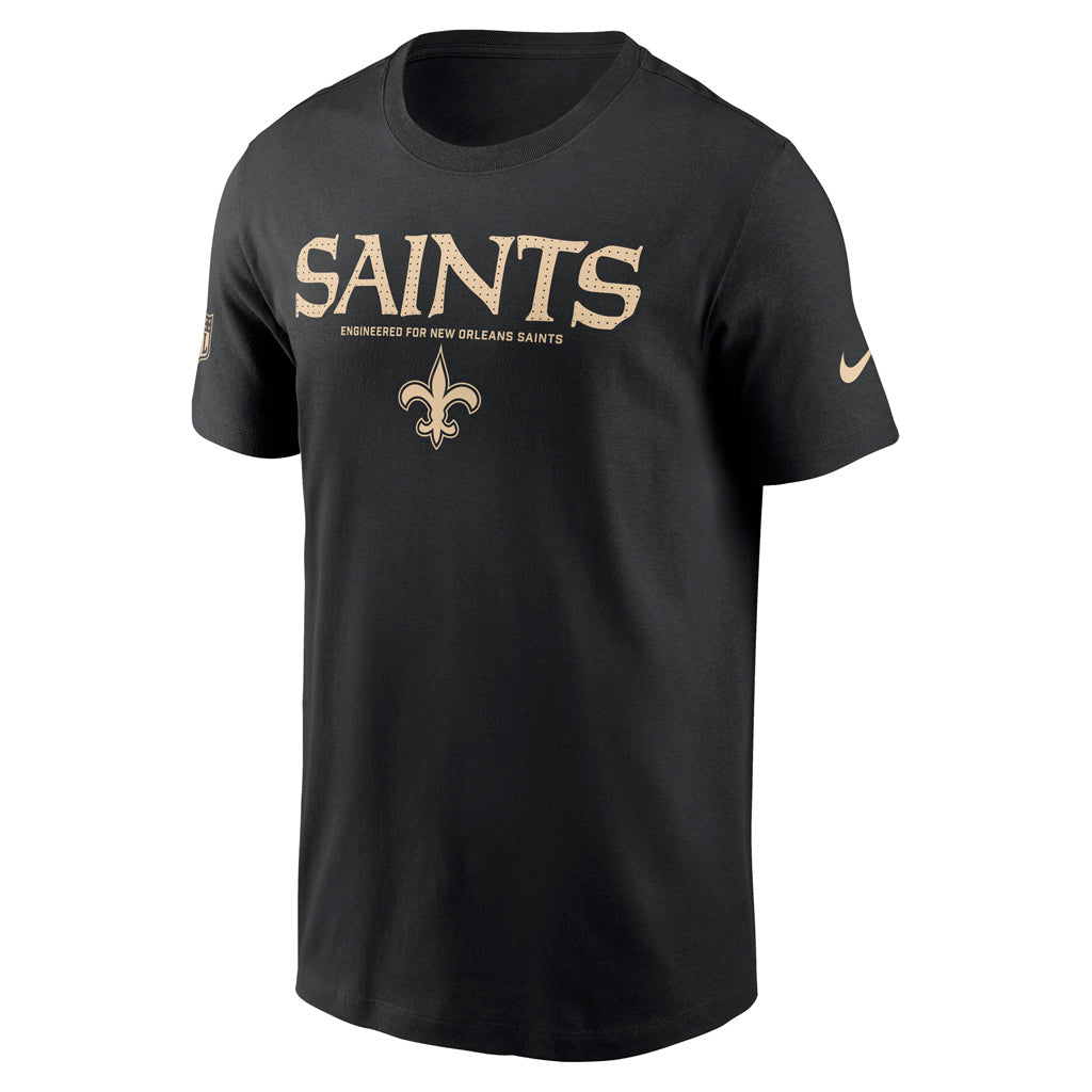NFL New Orleans Saints Nike Team Issue T-Shirt - Black