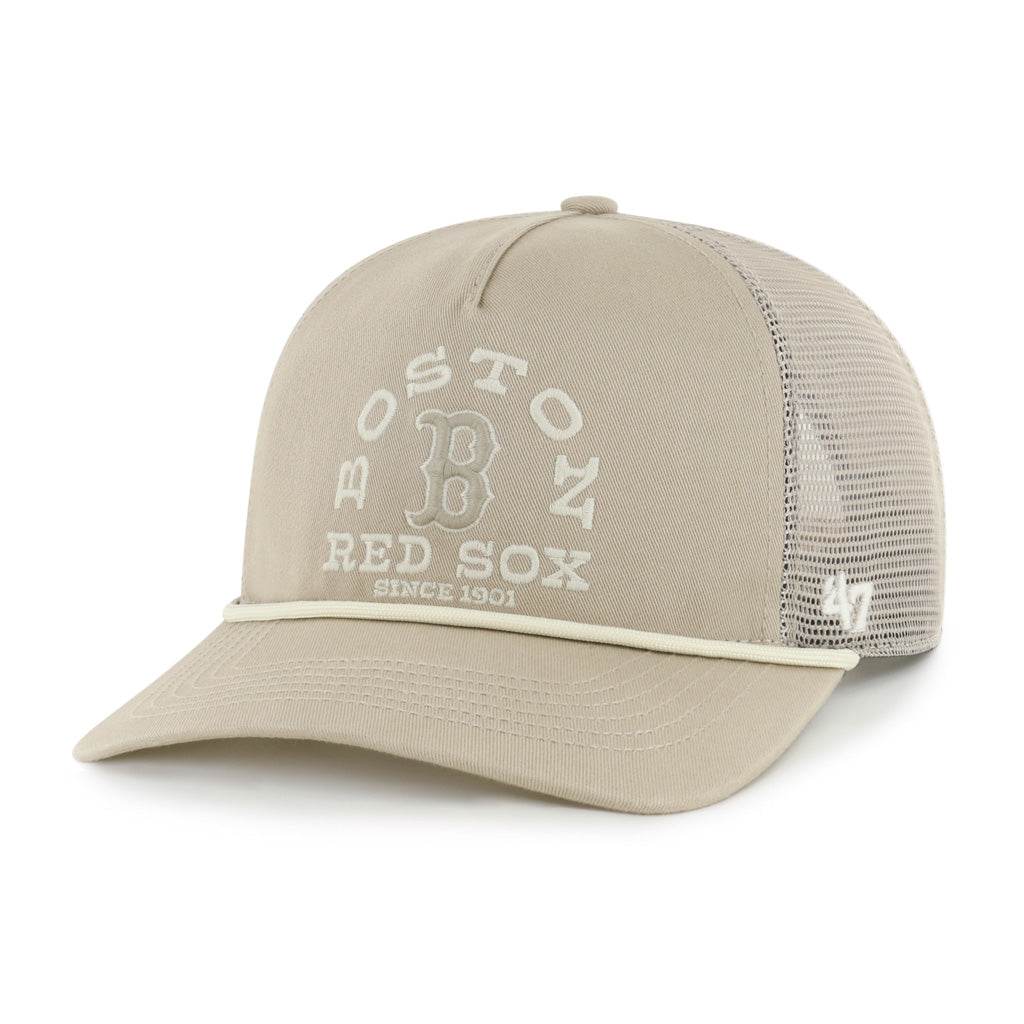 MLB Boston Red Sox '47 Ranchero Hitch Snapback Trucker Hat - Khaki