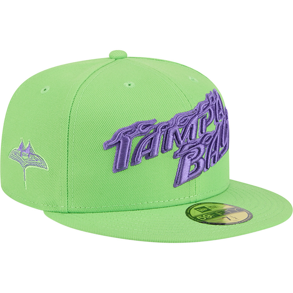 MLB Tampa Bay Rays New Era City Connect Fan Pack 59FIFTY Fitted Hat - Green