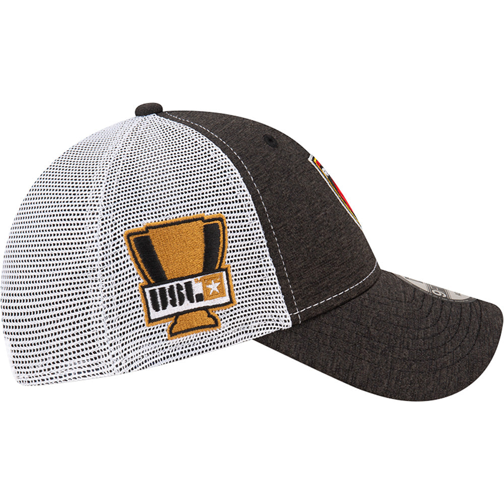 Phoenix Rising New Era Shadow Tech Champions Crest 9FORTY Trucker Adjustable Hat - Black