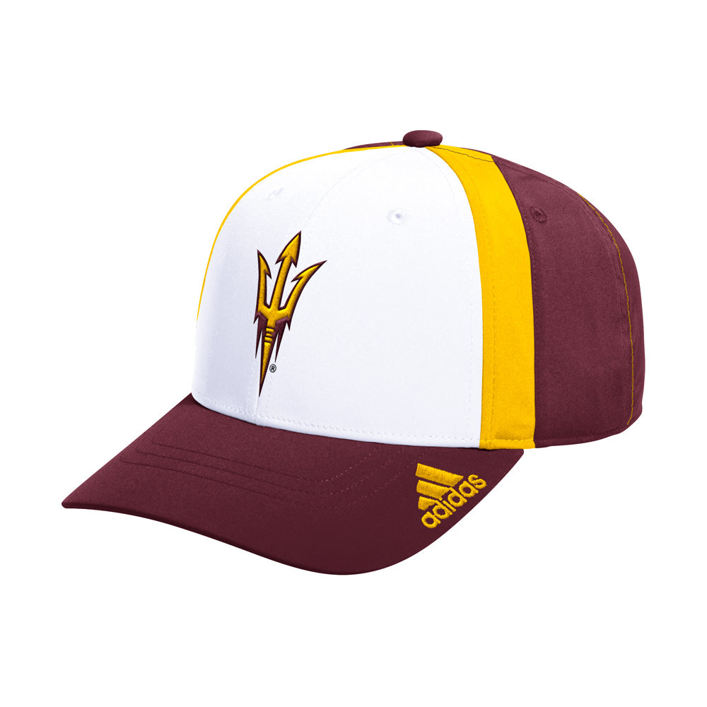 NCAA Arizona State Sun Devils adidas Coaches Pack Adjustable Hat Hat - White