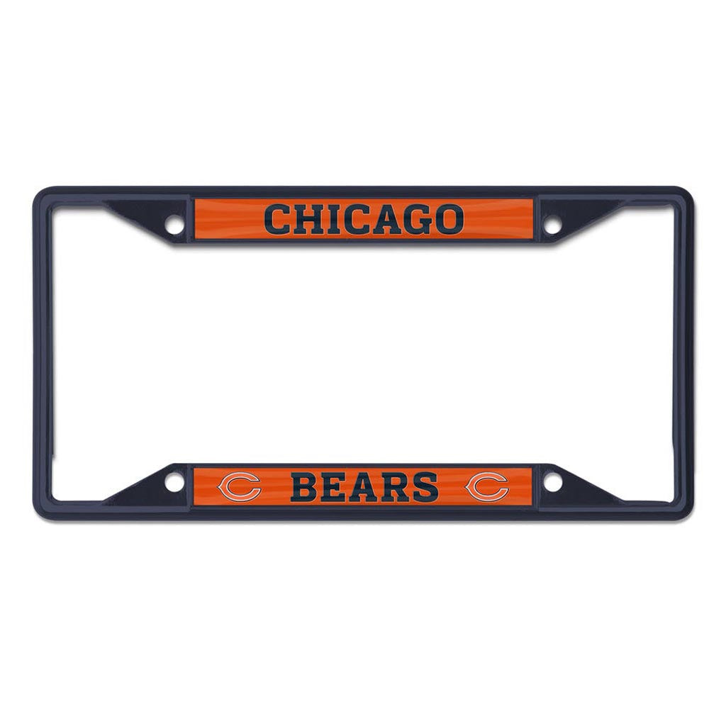 NFL Chicago Bears WinCraft Matte License Plate Frame - Navy