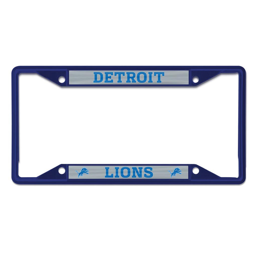 NFL Detroit Lions WinCraft Matte License Plate Frame - Blue