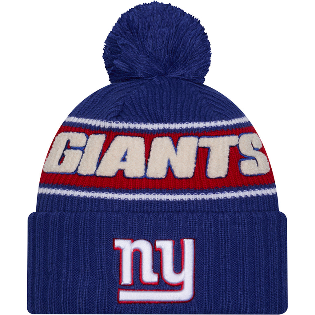 NFL New York Giants New Era 2024 Sideline Sport Knit Hat - Blue