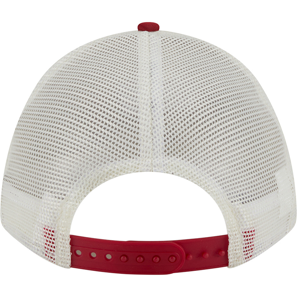 NFL Arizona Cardinals New Era Arch Logo 9FORTY M-Crown Snapback Trucker Hat - Chrome