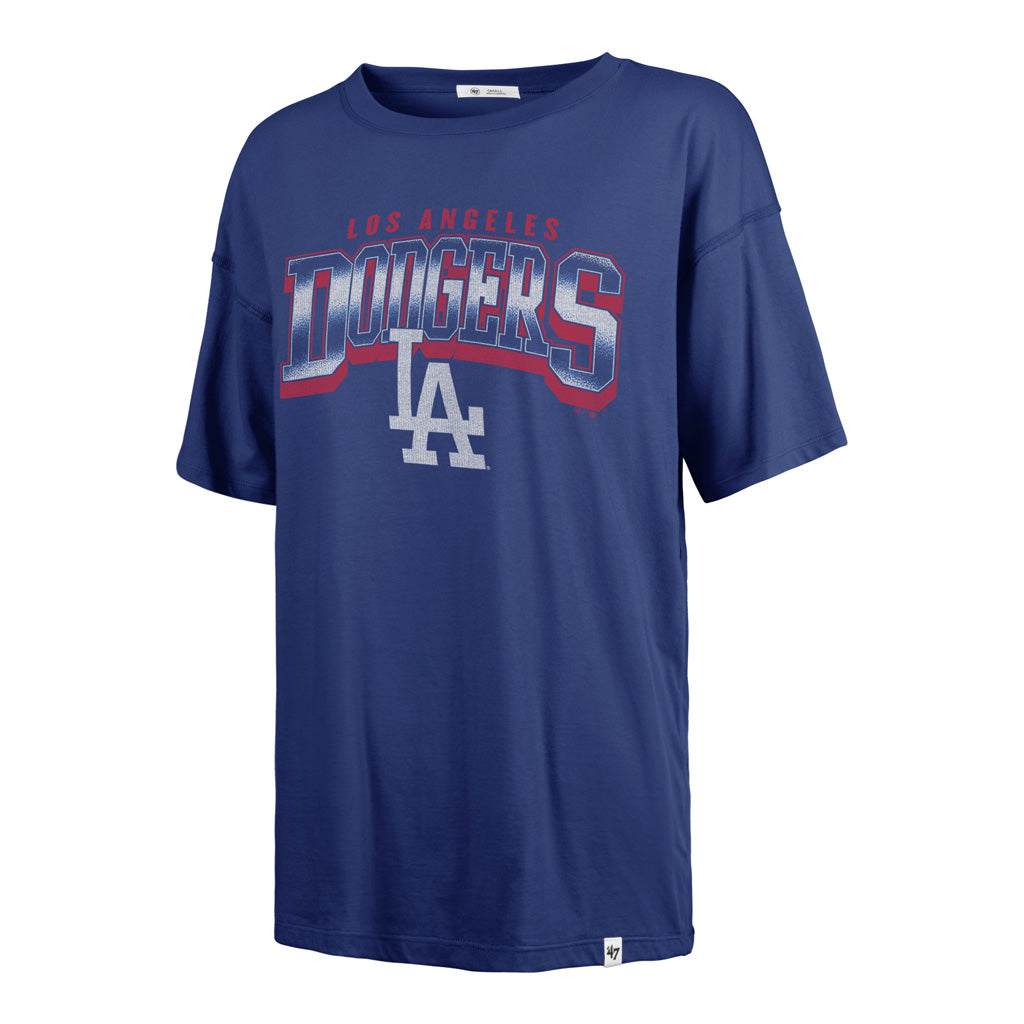 MLB Los Angeles Dodgers Women's '47 Spotlight Sadie T-Shirt - Blue
