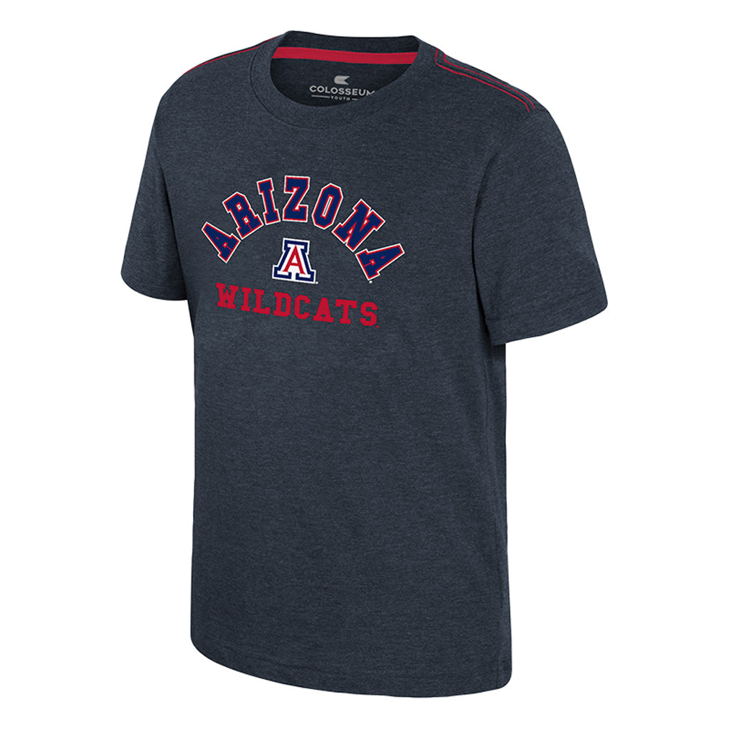 NCAA Arizona Wildcats Colosseum Youth Wade T-Shirt - Navy