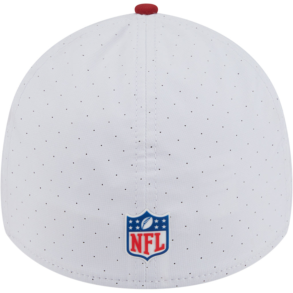 NFL Arizona Cardinals New Era 2025 Training 39THIRTY Flex Fit Hat - White