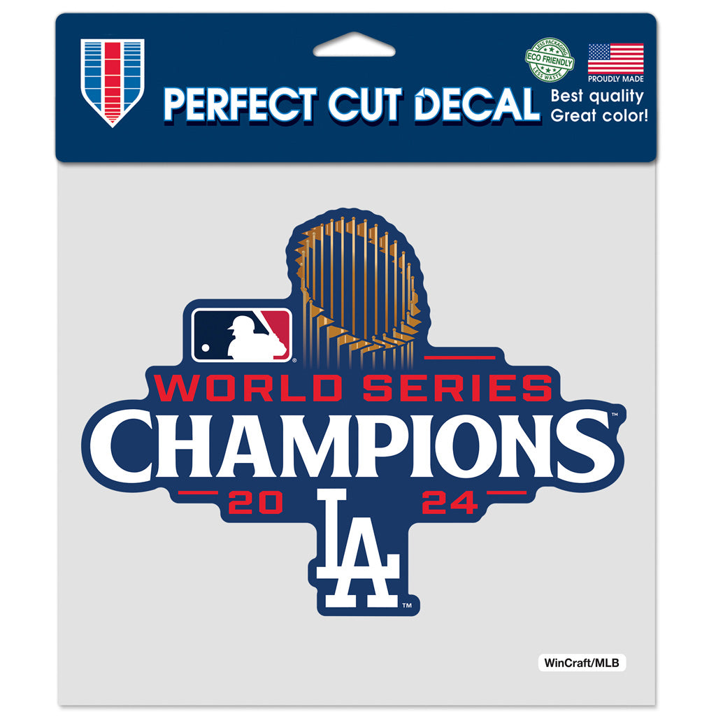 MLB Los Angeles Dodgers WinCraft 2024 World Series Champion 8" x 8" Decal